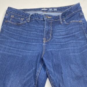 Old Navy Blue Denim Jeans with Yellow Stitching